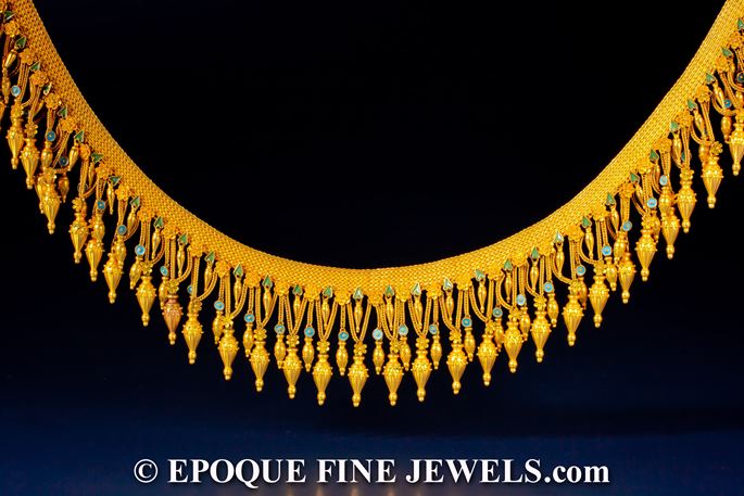 C Civilotti - An important revivalist gold and enamel &#39;Melos&#39; necklace | MasterArt